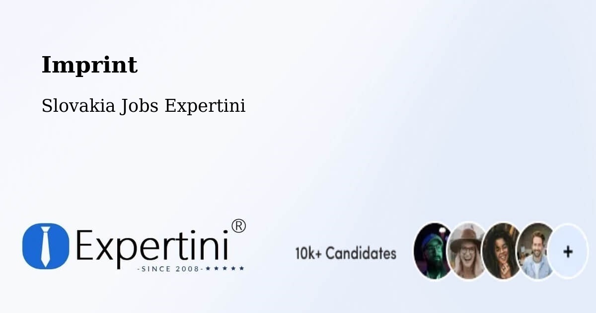 Imprint – Okres Púchov - Slovakia Jobs Expertini